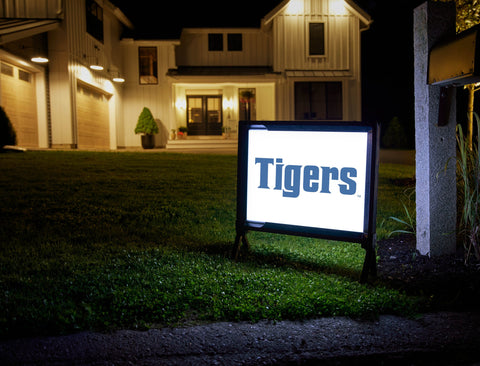Memphis Tigers White Yardsy Sign