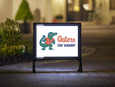 Florida Albert Gators White Yardsy Sign