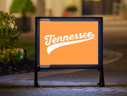 Tennessee Vols Underline Orange Yardsy Sign