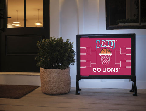 LMU Basketball Yardsy Sign