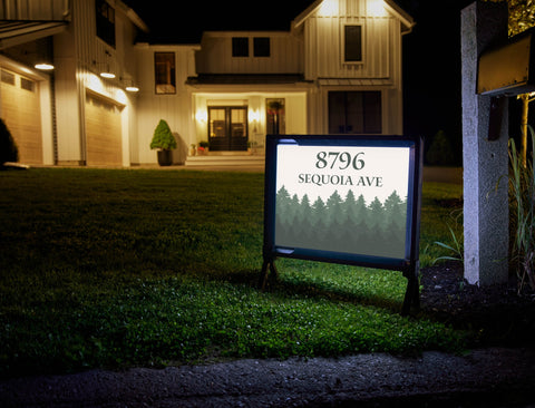 Forest Address Custom Yardsy Sign