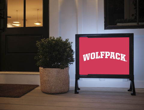 NC State Wolfpack Red Yardsy Sign