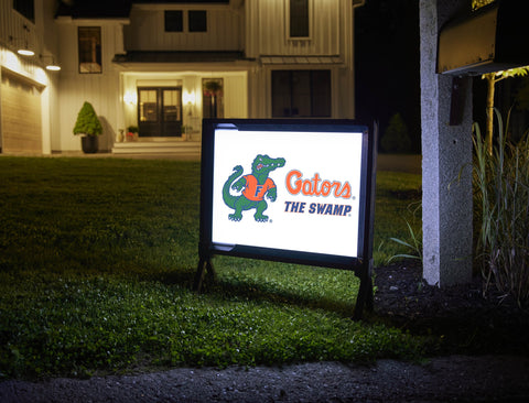 Florida Albert Gators White Yardsy Sign