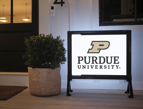 Purdue University Signature Mark White Yardsy Sign