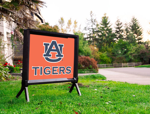Auburn Tigers Orange Yardsy Sign
