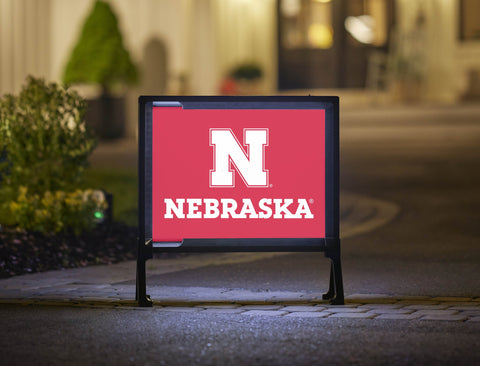 Nebraska N Mark Red Yardsy Sign