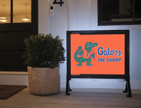 Florida Albert Gators Orange Yardsy Sign