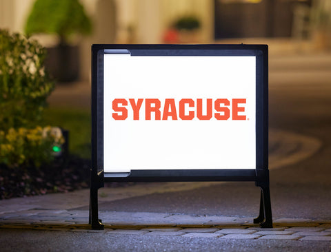 Syracuse University White Yardsy Sign