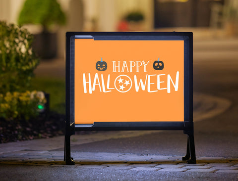 Happy Halloween Tennessee Orange Yardsy Sign