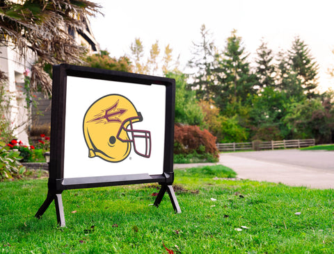 Arizona State Gold Helmet White Yardsy Sign