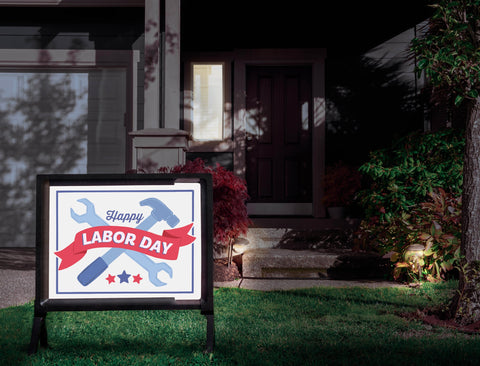 Happy Labor Day Yardsy Sign