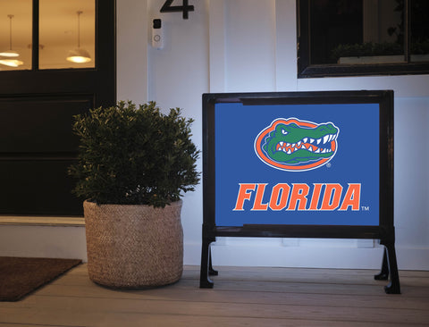 Florida Gator Mark Blue Yardsy Sign