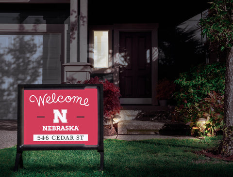 Welcome Nebraska Custom Yardsy Sign