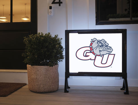 Gonzaga GU Bulldog White Yardsy Sign