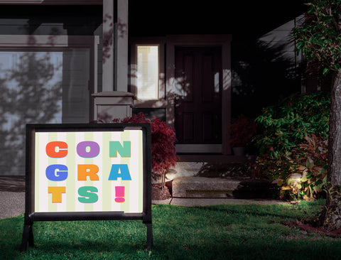 Congrats Yardsy Sign