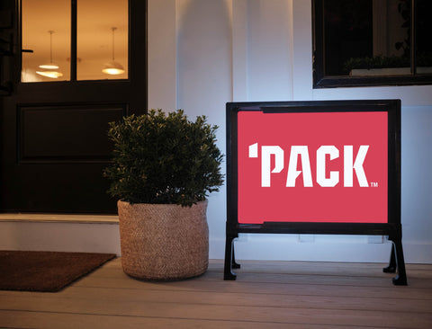 NC State Pack Red Yardsy Sign