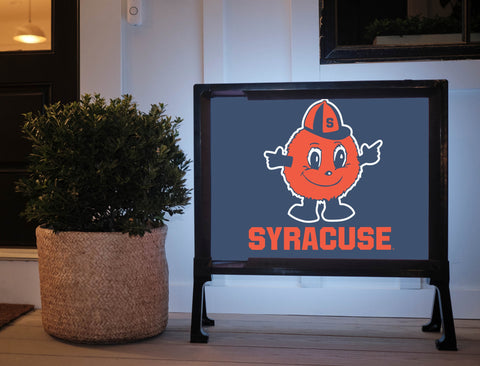 Syracuse University Mascot Blue Yardsy Sign