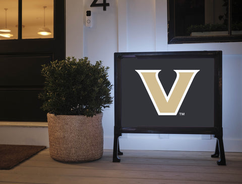 Vanderbilt University Athletic Mark Black Yardsy Sign