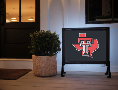 Texas Tech State Black Yardsy Sign