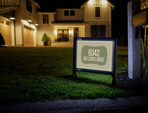 Luxe Address Custom Yardsy Sign