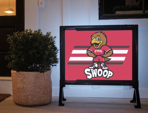Utah Swoop Utes Yardsy Sign