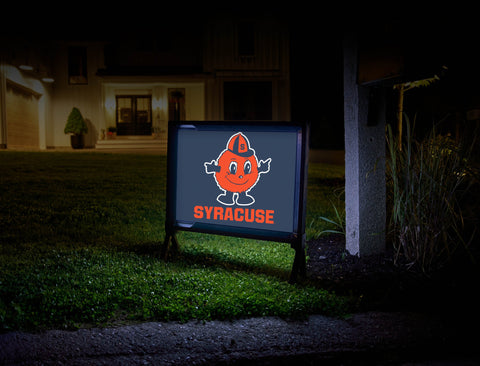 Syracuse University Mascot Blue Yardsy Sign