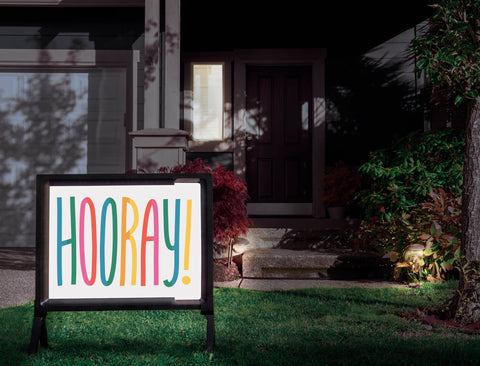 Hooray Yardsy Sign