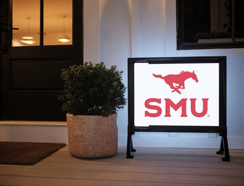 SMU Mustang Red Yardsy Sign