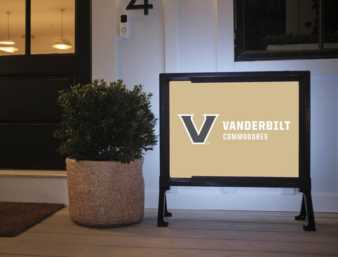 Vanderbilt University Commodores Gold Yardsy Sign