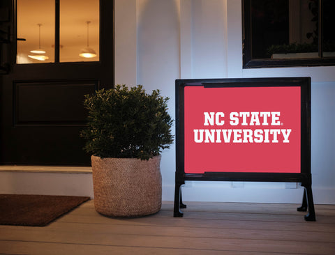 NC State University Red Yardsy Sign