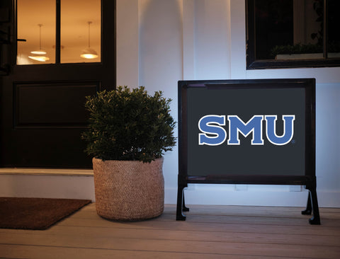 SMU Black Blue Yardsy Sign