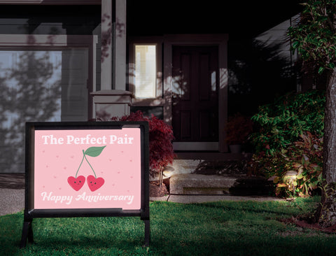 The Perfect Pair Yardsy Sign