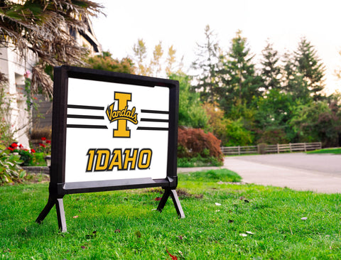 University of Idaho I Vandals White Yardsy Sign