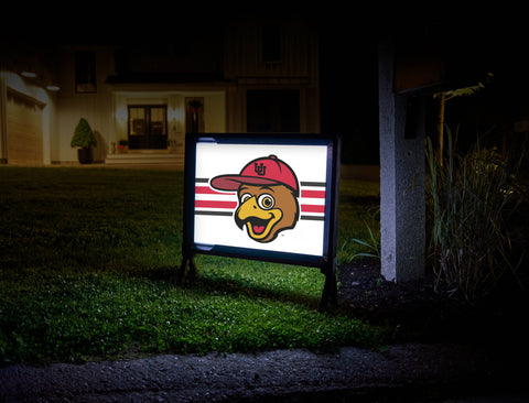 Utah Swoop White Stripe Yardsy Sign
