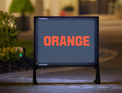 Syracuse University Orange Blue Yardsy Sign