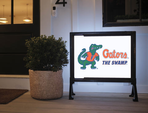 Florida Albert Gators White Yardsy Sign