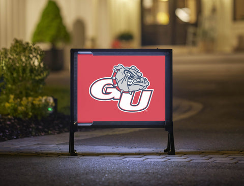 Gonzaga GU Bulldog Red Yardsy Sign