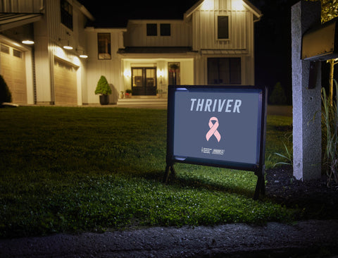 American Cancer Society Thriver Yardsy Sign