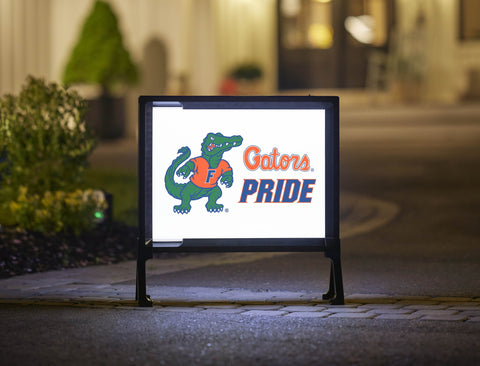 Florida Gators Pride Albert White Yardsy Sign