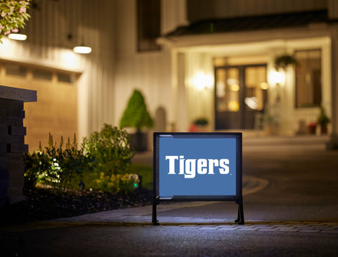 Memphis Tigers Blue Yardsy Sign