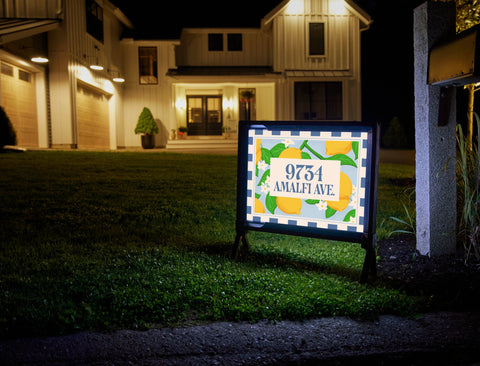 Lemons Address Custom Yardsy Sign