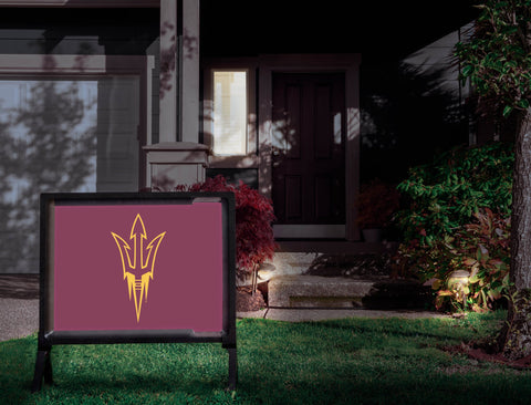 Arizona State Trident Maroon Yardsy Sign
