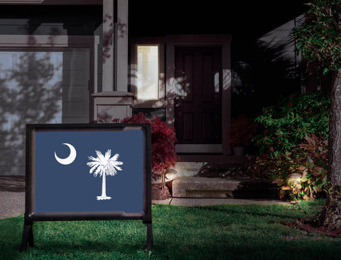 South Carolina State Flag Yardsy Sign