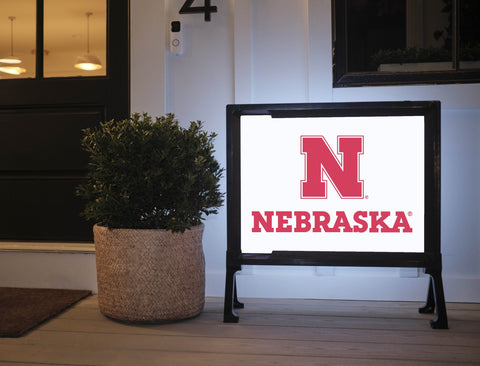 Nebraska N Mark White Yardsy Sign