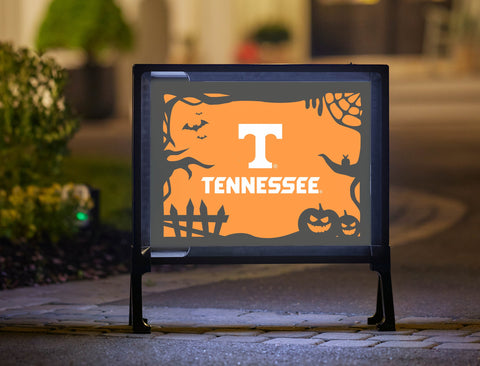 Halloween Tennessee T Orange Yardsy Sign