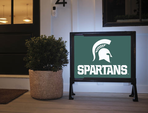 Michigan State Spartans Green Yardsy Sign