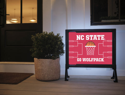 NC State Basketball Yardsy Sign