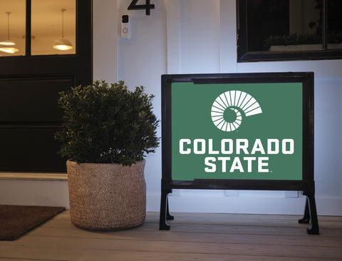 Colorado State Logo Green Yardsy Sign