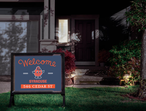 Welcome Syracuse Custom Yardsy Sign
