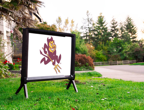 Arizona State Sparky White Yardsy Sign